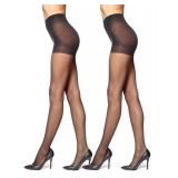 No Nonsense Control Top Pantyhose Size B 2pk