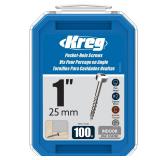 Kreg SPS-C1-100 Pocket-Hole Screws 1 100ct