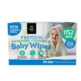 Premium Scented Baby Wipes 96ct 12pk