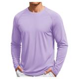 Tacvasen Long Sleeve Sun Protection Tee XXL Purple