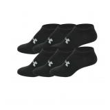 Under Armour Womens Cotton No-Show Socks 6pk