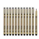 Sakura Pigma Micron Fineliner Pens Black 12pk