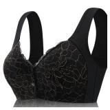 Fhteco Front Closure Lace Bra Black XL