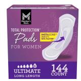 Total Protection Pads Ultimate Long 144ct