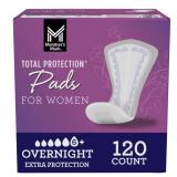 Total Protection Overnight Incontinence Pads 120ct