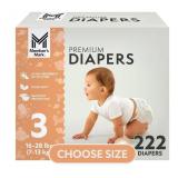 Premium Baby Diapers Sizes Newborn - 8