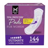 Ultimate Long Incontinence Pads 6 Drop 144ct