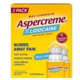 Aspercreme Lidocaine Pain Relief Roll-On 2pk