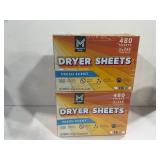 Fresh Scent Dryer Sheets 480ct