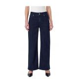 Sam Edelman Pintuck Wide Leg Jean Size 8