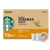 Starbucks Veranda Blend Light Roast 72ct K-Cups