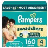 Pampers Swaddlers Diapers Size 4 160ct