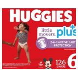 Huggies Little Movers Plus Diapers Size 3-7
