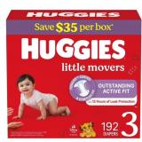 Huggies Little Movers Baby Diapers Size 3