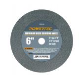 Powertec 15518 6 Bench Grinder Wheel 80 Grit