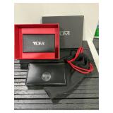 Tumi Leather Card Case Wallet