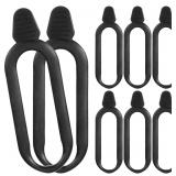 Pushglossy Rubber Snubber Straps For ATV Rack 8ct
