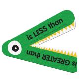 Really Good Stuff Magnetic Alligator Math Tool
