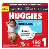 Huggies Little Snugglers Plus Diapers Size 1-2