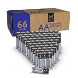 AA Alkaline Batteries 66ct