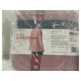 Seven7 746245 Open Cardigan Sweater Pink Size 1X