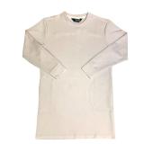Sandwash Long Sleeve Mini Dress Cream Size L