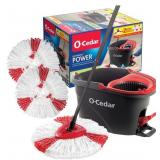 O-Cedar EasyWring Power Spin Mop System With 2...