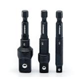Husky Impact Socket Adapter Set 3pk
