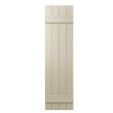 Ply Gem VIN4C1547 Board Batten Shutter Sand Dollar