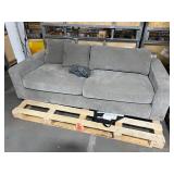 Gray Sofa 84Lx37Wx24H