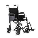 Medline Carbon Steel Folding Transport Chair 19