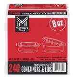 Plastic Deli Containers With Lids 8ct