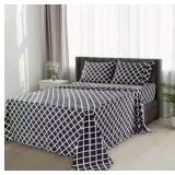 Lux Decor Collection 4pc Microfiber Sheet Set Full