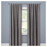 Threshold Radiant Gray Aruba Curtain Panels