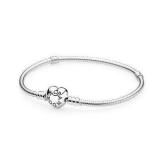 Pandora 590719-20 Heart Clasp Bracelet Size 6.7