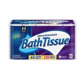 Ultra Premium 2-Ply Toilet Paper 45 Rolls