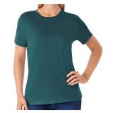 Womens Essential Short Sleeve Crewneck T-Shirt L