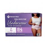 Incontinence Underwear Women Large 84ct