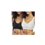 Hanes Bali Wireless Shaping Bra Size S 2pk