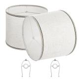 VEVOR Linen Lamp Shade Set 10in Round 2pk