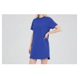 Womens Short Sleeve Sandwash Dress XXL