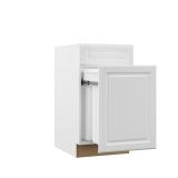 Hampton Bay BWD18-ELWH Trash Can Base Cabinet 18in