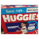 Huggies Little Movers 360 Size 4 Diapers 160ct