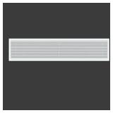 Powrocket 36x8 Linear Bar Air Grille White