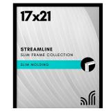 Americanflat 17x21 Poster Frame Slim Black