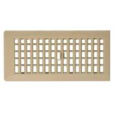 Decor Grates PL410-TA Floor Register 4x10 Taupe