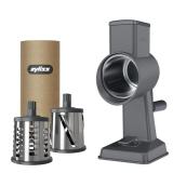Zyliss Rotary Cheese Grater with 3 Steel Drums