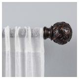 Exclusive Home Vine Curtain Rod 36-72 Matte Bronze