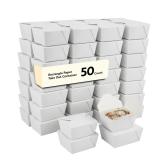 Restaurantware Bio Tek Take Out Boxes 30 oz 50ct