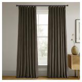 HPD Velvet Thermal Blackout Curtain 50x120 Java